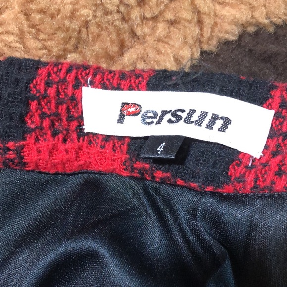 Plaid A-Line Skirt - Picture 4 of 4